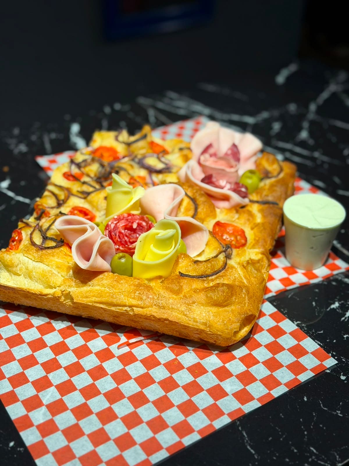 Focaccia rellena